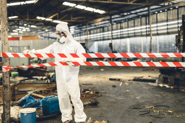 Professional Infectious Disease Decontamination technician working in Newmarket, NH
